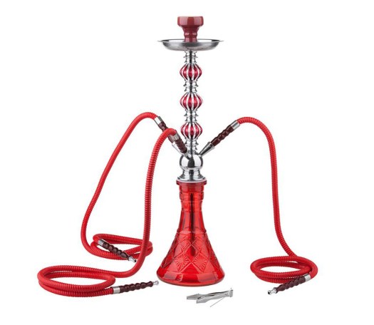 Dreamliner Red Crown Shisha 3 Hose 65 cm - Waterpijp-bong.nl