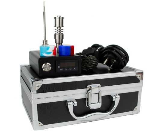 Electronic Pulsar Enail Dab Kit in Aluminium Suitcase - Waterpijp-bong.nl