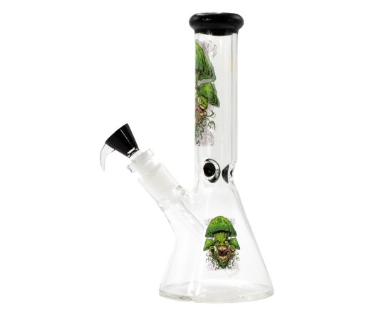 Evil Mushroom Beaker Glass Ice Bong 26 cm