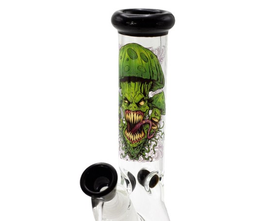 Evil Mushroom Beaker Glass Ice Bong 26 cm