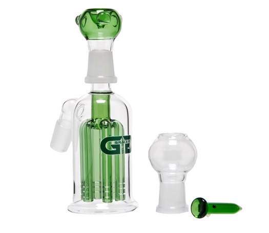 GG Graphic 2 in 1 Oil Dab Precooler Green - Waterpijp-bong.nl