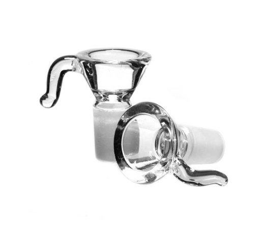 Glazen Bowl Large 18.8mm met greep