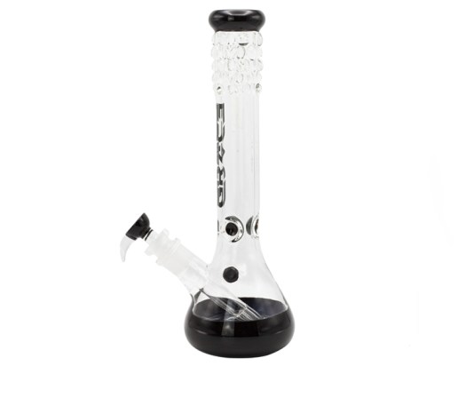 Grace Glass Pearl Glass Bong Black