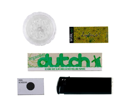 Greeline Peace Bong Giftset  - 6 delige Cadeaubox - Waterpijp-bong.nl