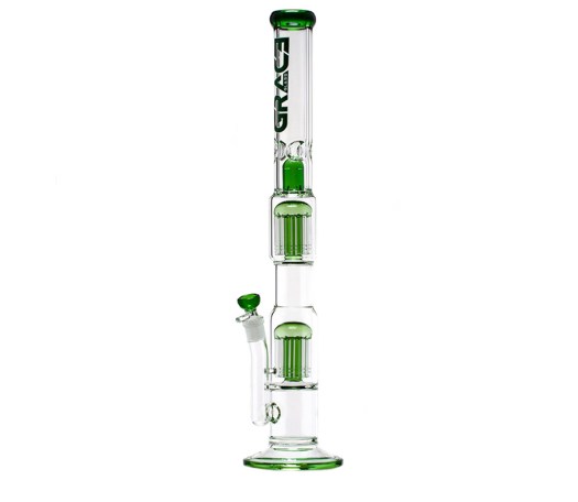 Green Cane 2x 10-arm Perc Extended GG Bong