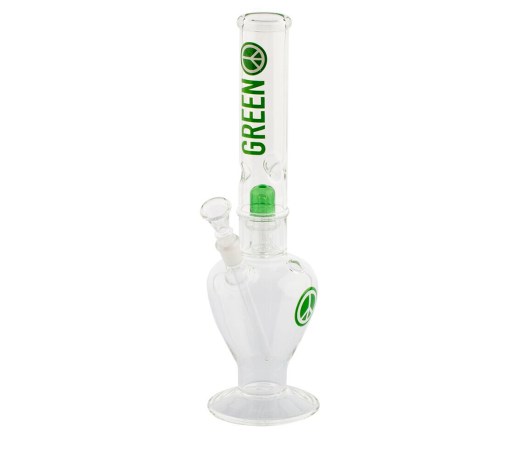 Green Peace Pawn Perc Ice Bong 35 cm