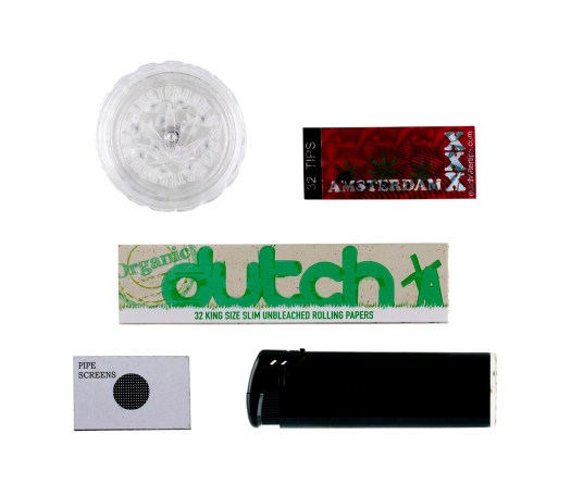 Greenline Amsterdam Giftset - 6 delige Cadeaubox - Waterpijp-bong.nl