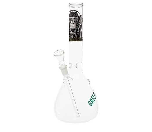 Greenline Space Monkey Glass Ice Beaker Bong - Waterpijp-bong.nl