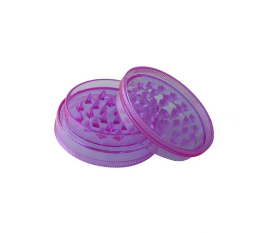 Grinder Acryl 60mm 2 parts paars - Waterpijp-bong.nl