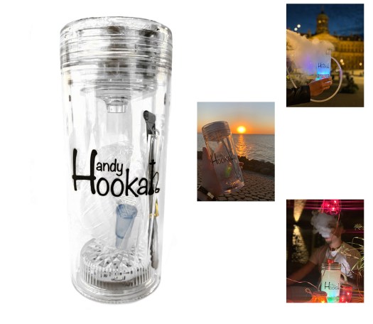 Handy Hookah - Draagbare Shisha - Waterpijp-bong.nl