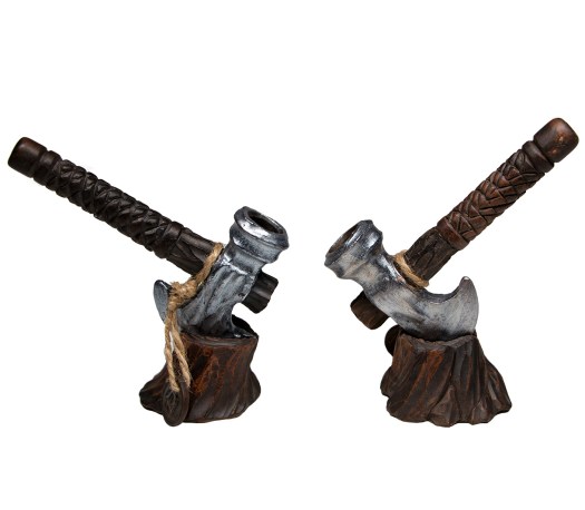 MamaJah Axe Pipe with Kickhole 12 cm - Waterpijp-bong.nl