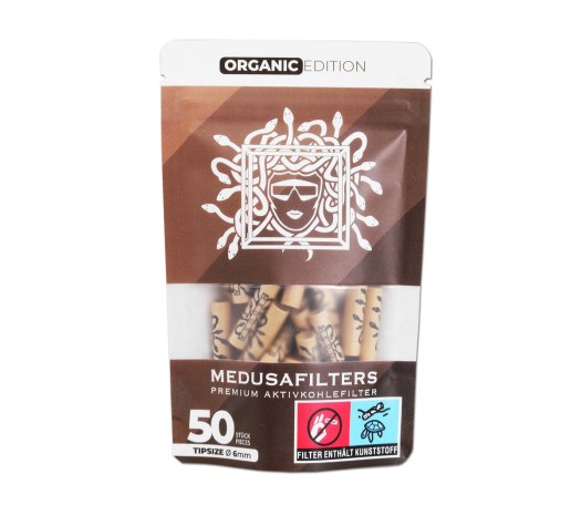 Medusafilters - Activated Charcoal Filters - Organic - 6 mm
