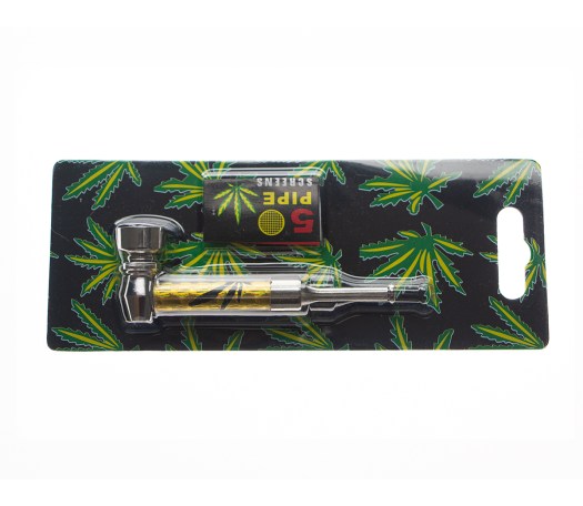 Metalen Pijp met Screens Set - Goud