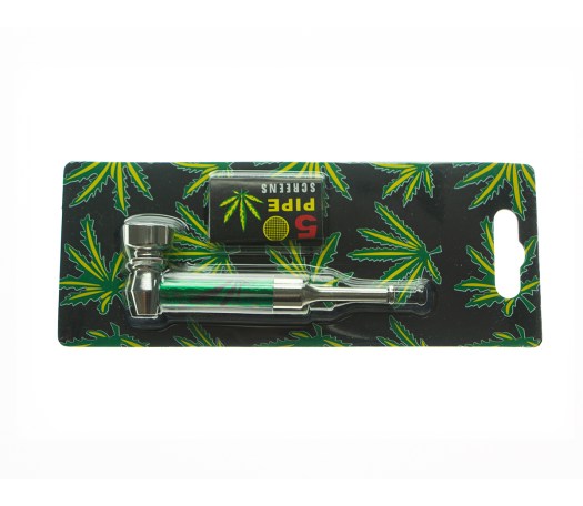 Metalen Pijp met Screens Set - Groen