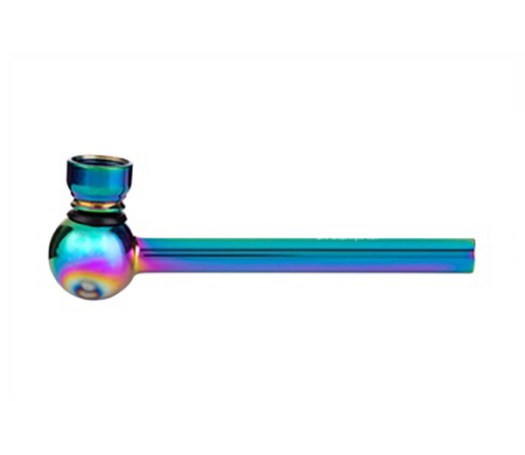 Metallic Rainbow Glass Pipe