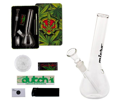 Micro Bong Giftset - 6 delige Cadeaubox - Waterpijp-bong.nl