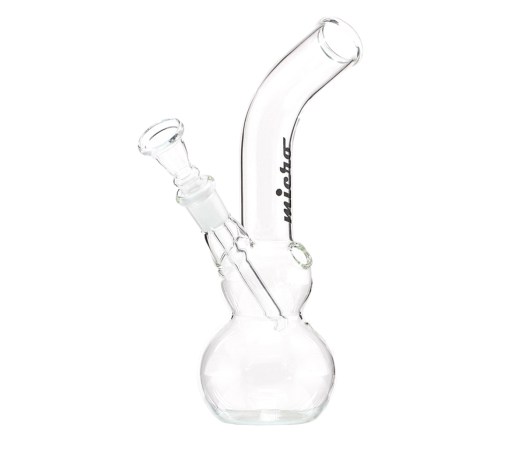 Micro Bubble Bended Glass Bong 22 cm