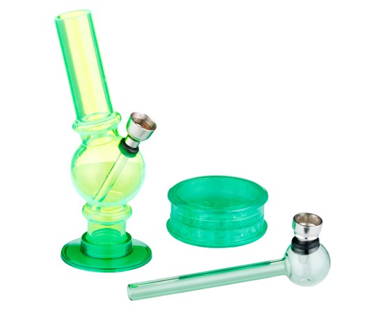 Mini 3 Part Smoke Set - Green