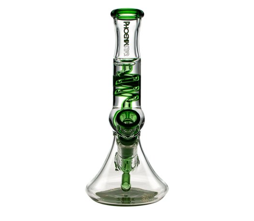 Phoenix CryoSpiral Glycerin Bong - Green