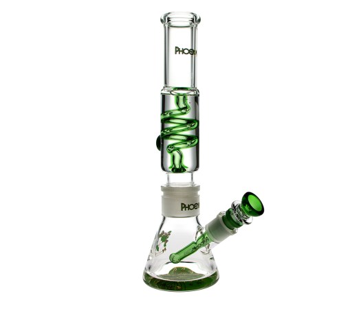 Phoenix Freezable Glycerine Dream Bong - Green