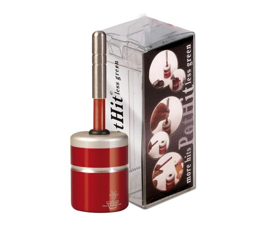 PotHit - Rood - Onehitter with more hits - Waterpijp-bong.nl