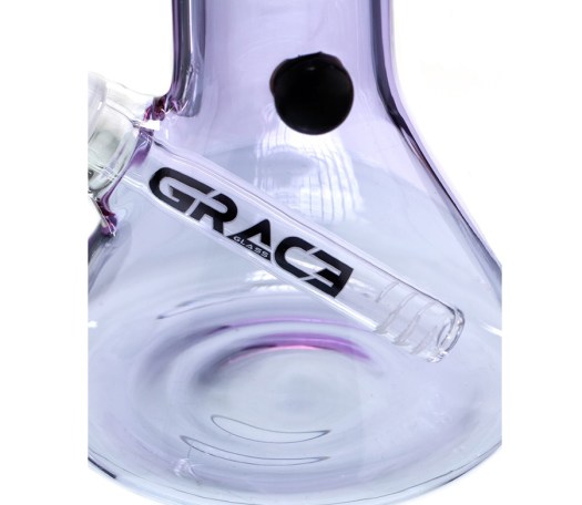 Purple Beaker Grace Glass Percolator Bong