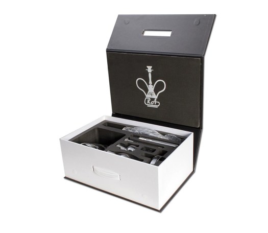 'RA' Shisha in a Case clear - Waterpijp-bong.nl