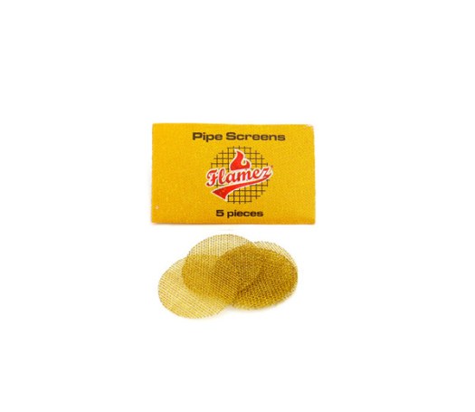 Screens / Gaasjes Brass Flamez 15mm 5 st. - Waterpijp-bong.nl