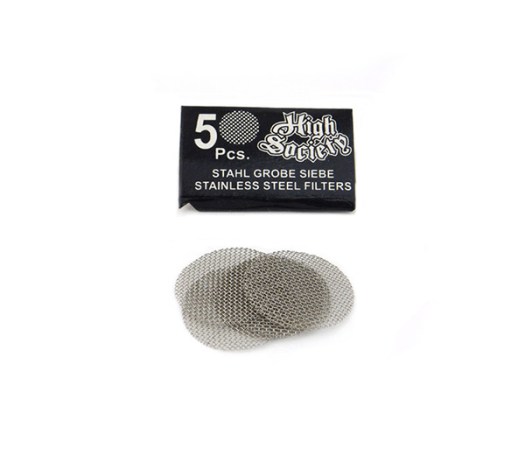 Screens / gaasjes Steel High Society 15mm 5 st.- Waterpijp-bong.nl