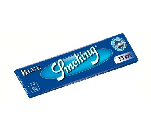 Smoking Blue King Size Brede Lange Vloei - Waterpijp-bong.nl