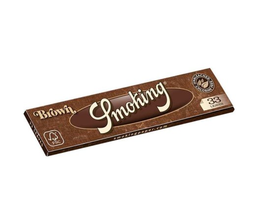 Smoking Brown Rolling Papers King Size - Waterpijp-bong.nl