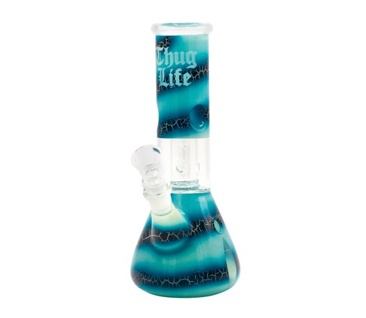 Thug Life Blue Fraction Bong 