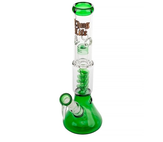 Thug Life OG Series V2 Spiral Percolator Bong Green