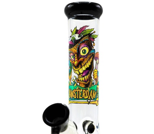 Tiki Beaker Glass Ice Bong 26 cm - IJsbong