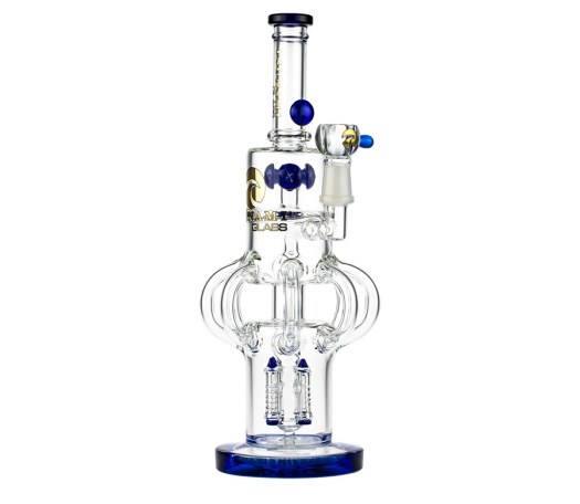 Tsunami Rocktapus Bong with Rocket Perc and Spore Perc - Waterpijp-bong.nl