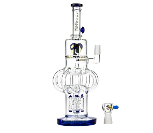 Tsunami Rocktapus Bong with Rocket Perc and Spore Perc - Waterpijp-bong.nl