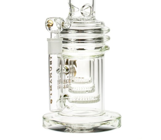 Tsunami Triple Honeycomb Heart Perc Bong - Waterpijp-bong.nl