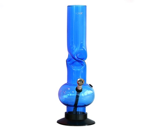 Twisted Acryl Ice Bong - 32 cm - Blue