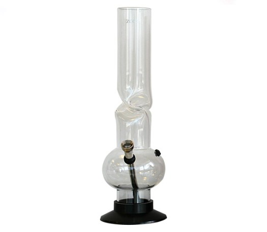 Twisted Acryl Ice Bong - 32 cm - Clear