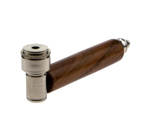 Wooden Pipe with unscrewable bowl lid