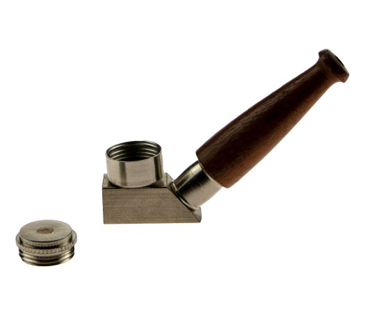 Wooden Stand-up Pipe with unscrewable bowl lid