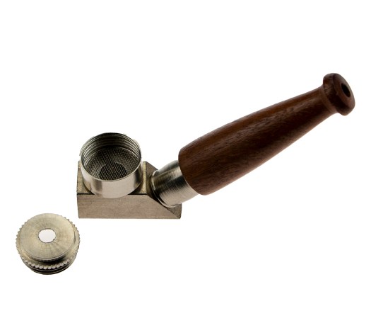 Wooden Stand-up Pipe with unscrewable bowl lid