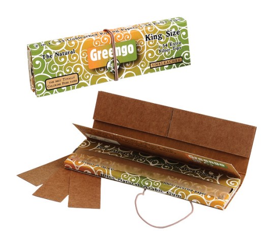 Greengo King Size lange vloei 2 in + filter tips