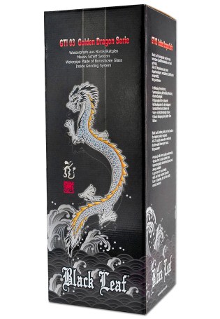 Black Leaf Golden Dragon GTI Series Bong - Waterpijp-bong.nl