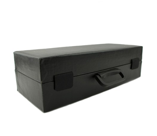 Sand Leaf Glass Ice Bong in koffer - www.waterpijp-bong.nl