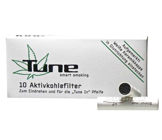 Tune Activ Charcoal Filters 10 pcs - www.waterpijp-bong.nl