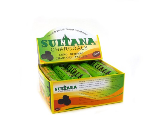 Waterpijp Sultana kooltjes Premium 33mm 100st