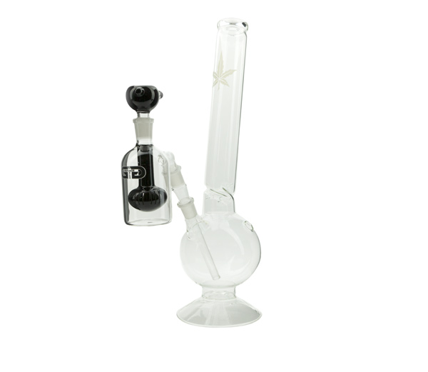 Sand Leaf Bombastic Bong + GG Precooler - www.waterpijp-bong.nl