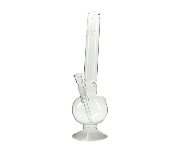 Sand Leaf Bombastic Glas Bong transparant - www.waterpijp-bong.nl