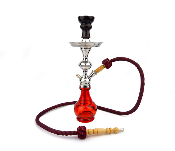 Shisha Aladin Tummy Waterpijp 1 slang rood